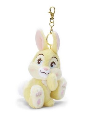 Disney Store Japan Miss Bunny Plush Keychain Bag Charm Keyring Thumper Bambi NWT